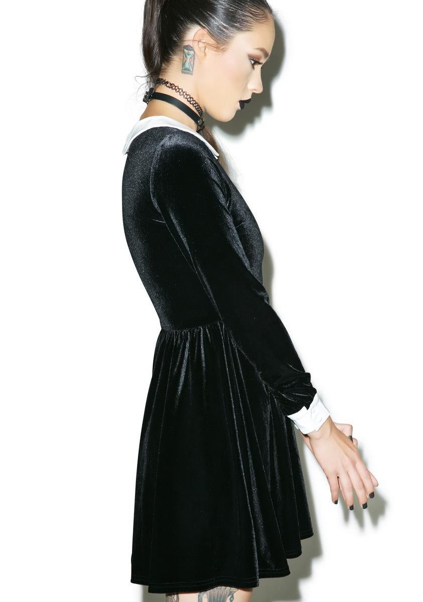 Holloway Velvet Dress sold by Dolls Kill product image thumbnail 3