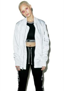 Lightweight Longer MA-1 Bomber sold by Dolls Kill