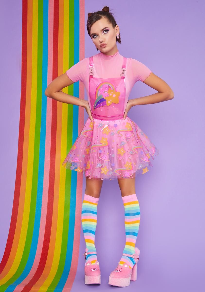 Interstellar Soulmates Pinafore Dress sold by Dolls Kill product image thumbnail 3