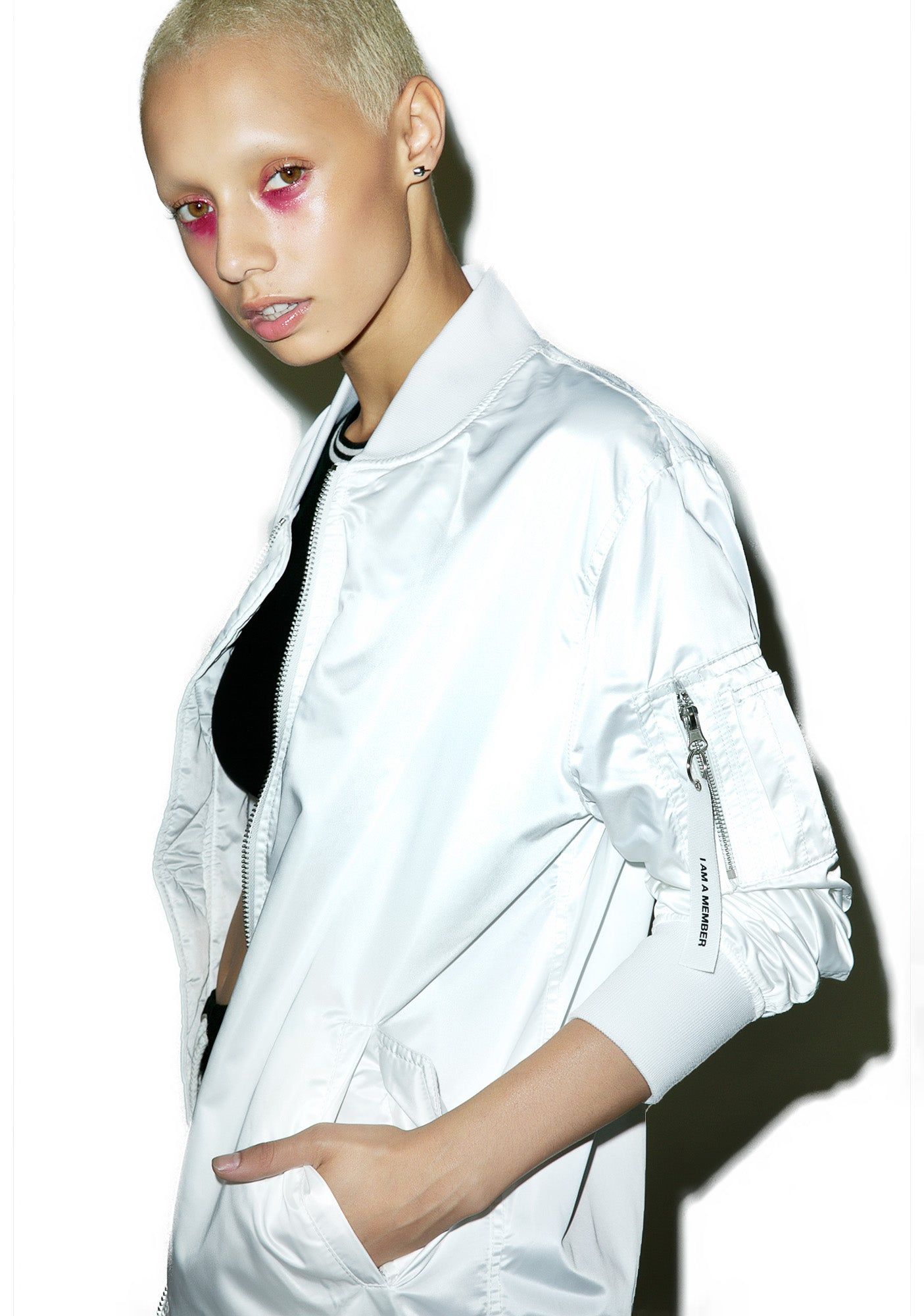 Lightweight Longer MA-1 Bomber sold by Dolls Kill product image thumbnail 2