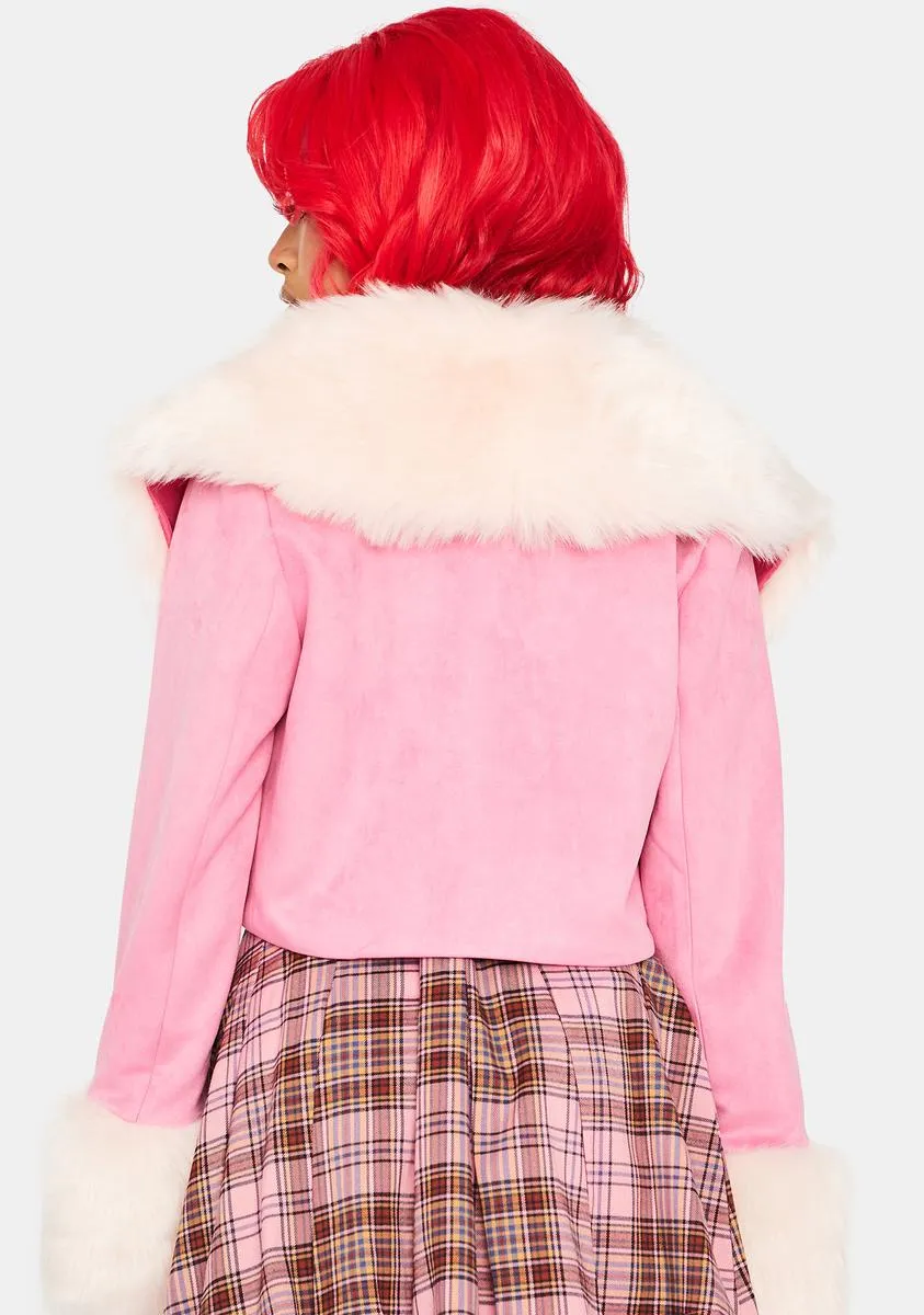 Sugar On My Bad Side Faux Fur Coat sold by Dolls Kill product image thumbnail 4