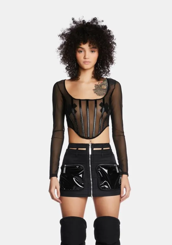 Live It Up Corset Top sold by Dolls Kill