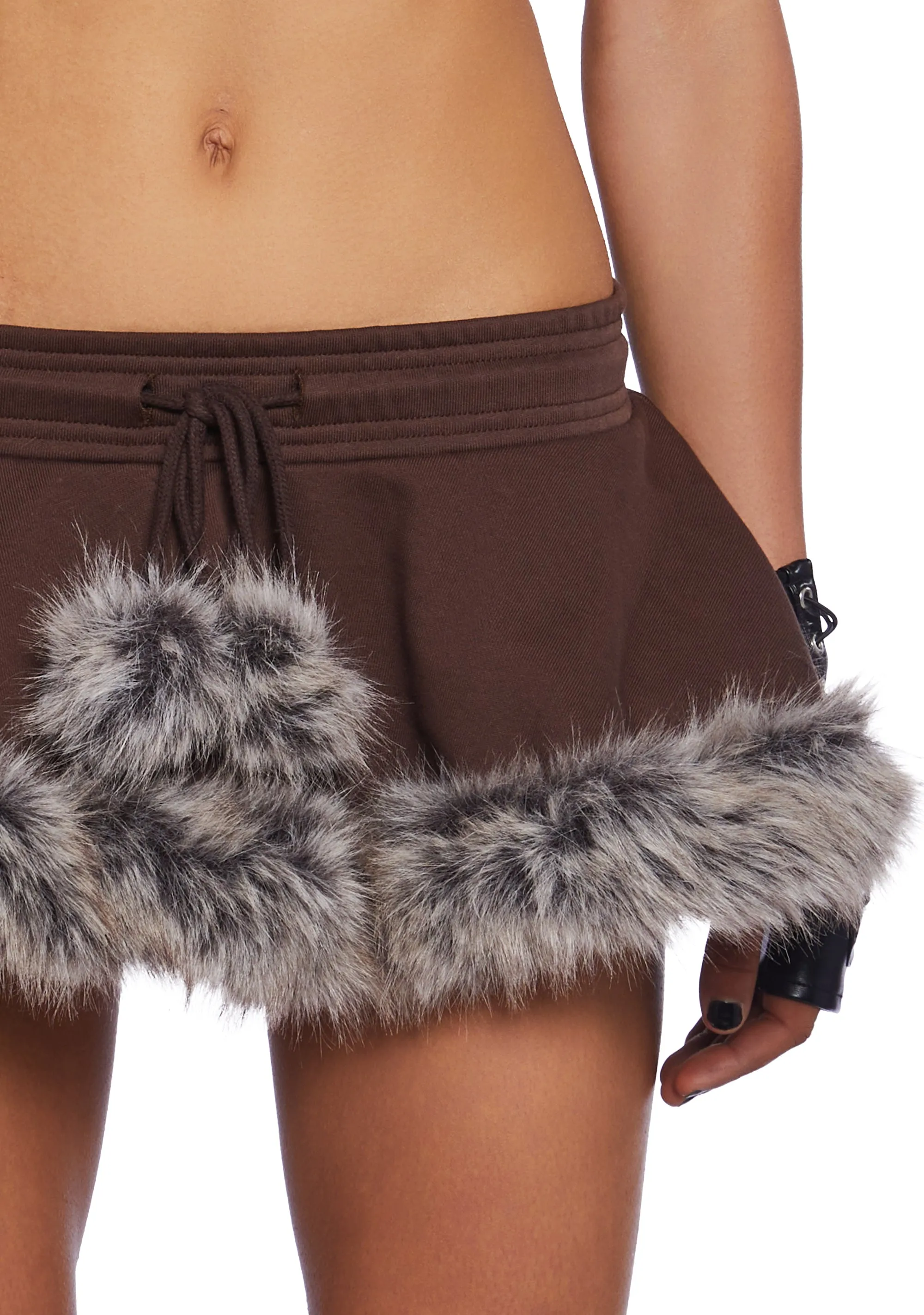 Wild One Mini Skirt - Brown sold by Dolls Kill product image thumbnail 5