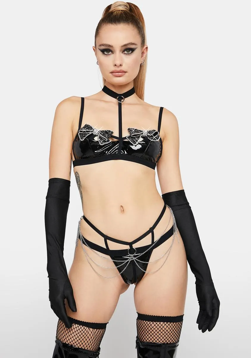 Duchess Delight Lingerie Set sold by Dolls Kill