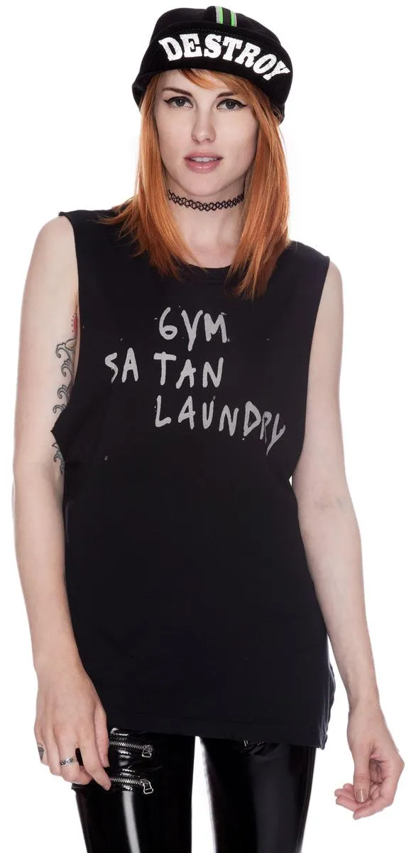 Gym Satan Laundry Muscle Tank sold by Dolls Kill product image thumbnail 3
