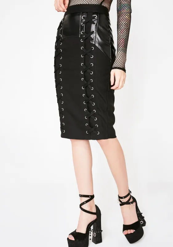 Dissension Skirt sold by Dolls Kill