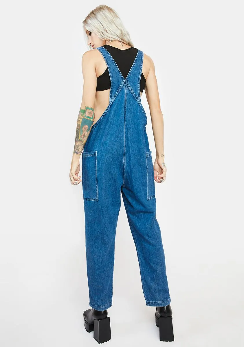 Albie Denim Dungarees sold by Dolls Kill product image thumbnail 4