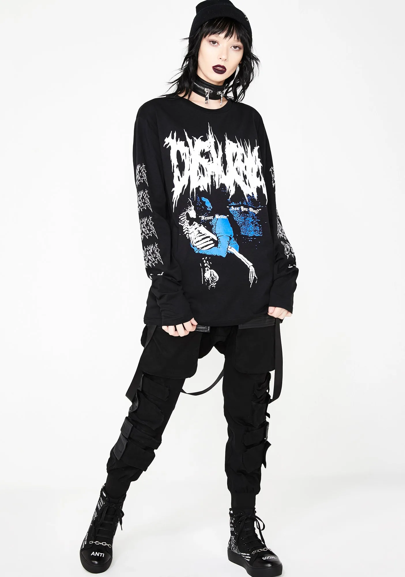Okay Long Sleeve T-Shirt sold by Dolls Kill product image thumbnail 5