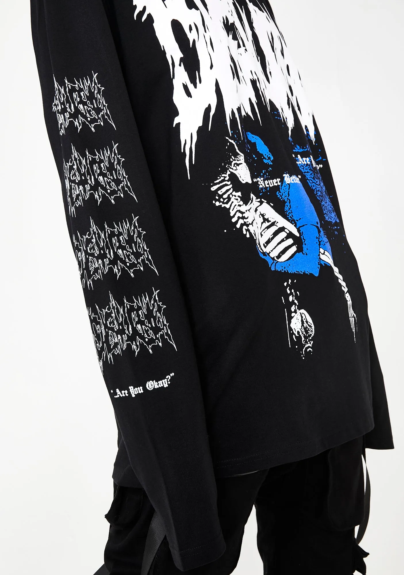 Okay Long Sleeve T-Shirt sold by Dolls Kill product image thumbnail 3