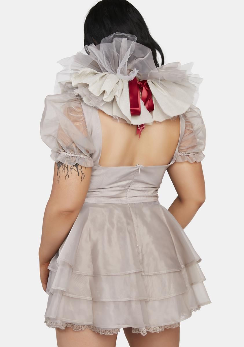 Plus Killer Clown Babydoll Dress sold by Dolls Kill product image thumbnail 4