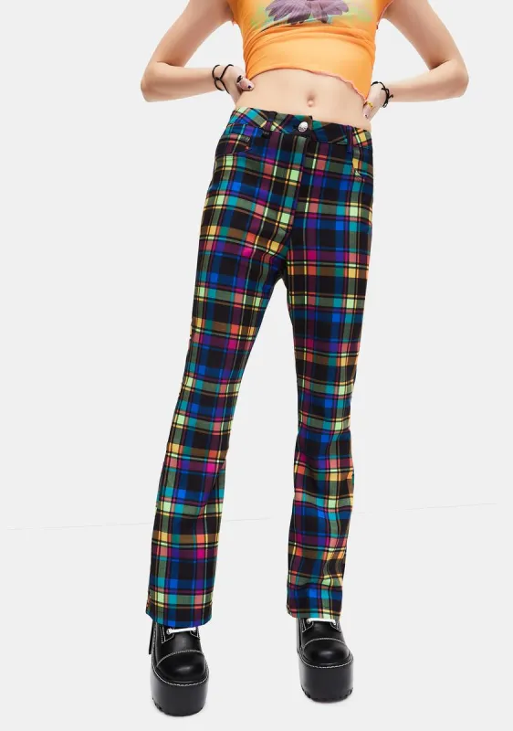Into The Groove Plaid Pants sold by Dolls Kill