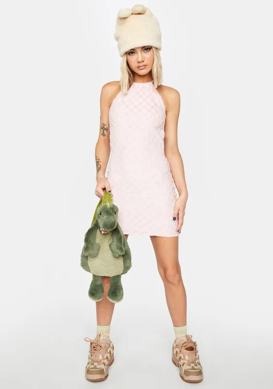 Too Cute For You Checkered Mini Dress sold by Dolls Kill