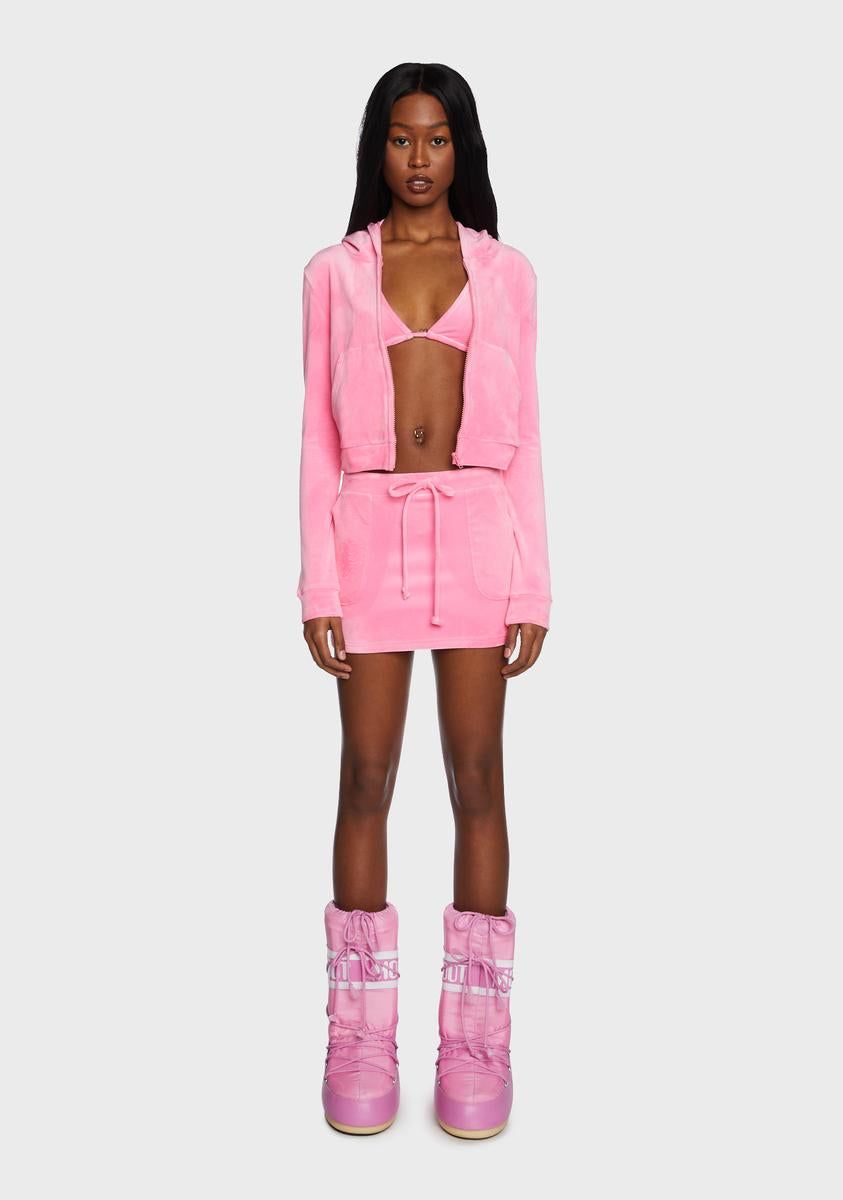 Sweet Chill Mode 3-Piece Velour Set sold by Dolls Kill