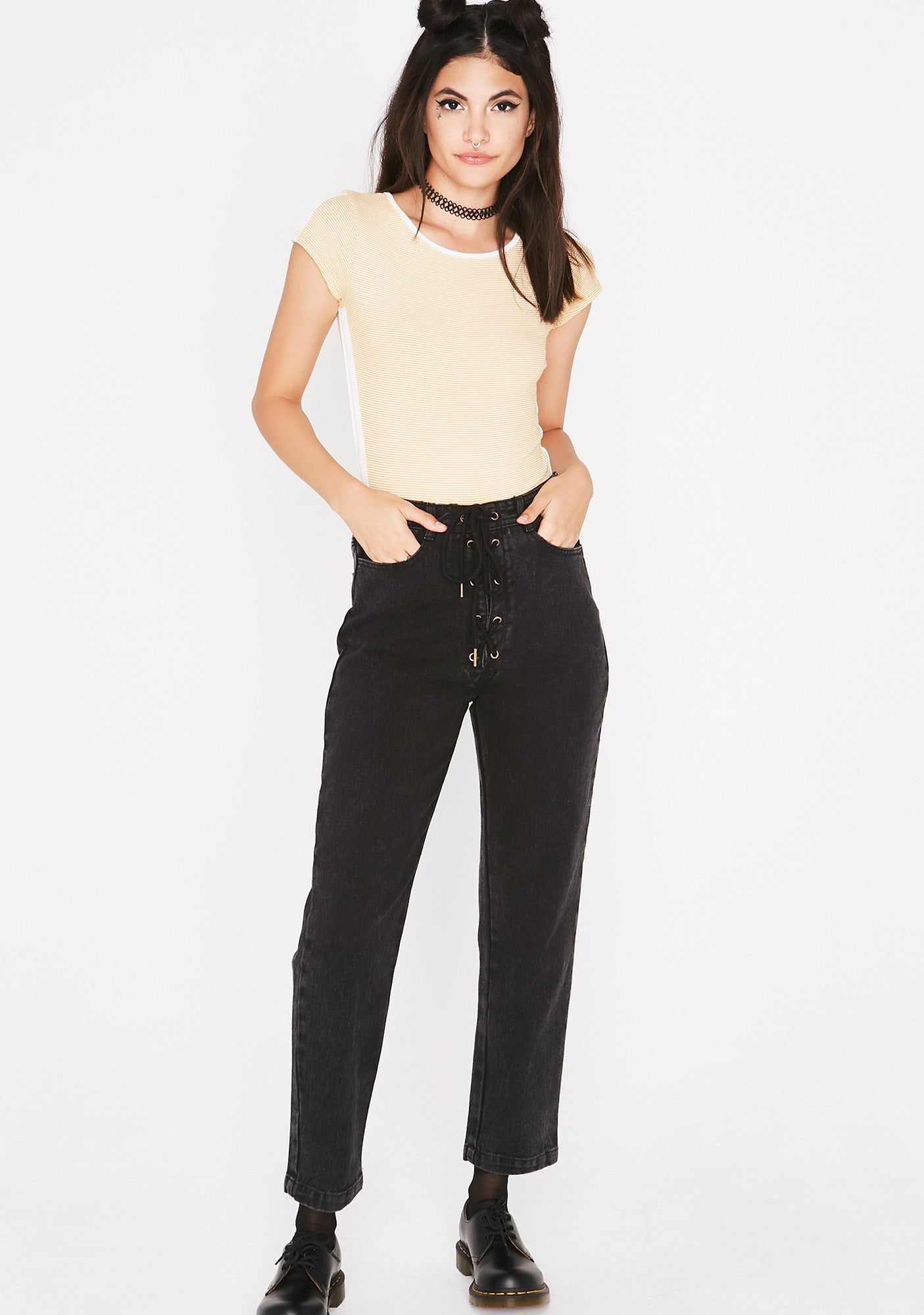 Sunny Talk That Talk Stripe Bodysuit sold by Dolls Kill product image thumbnail 3