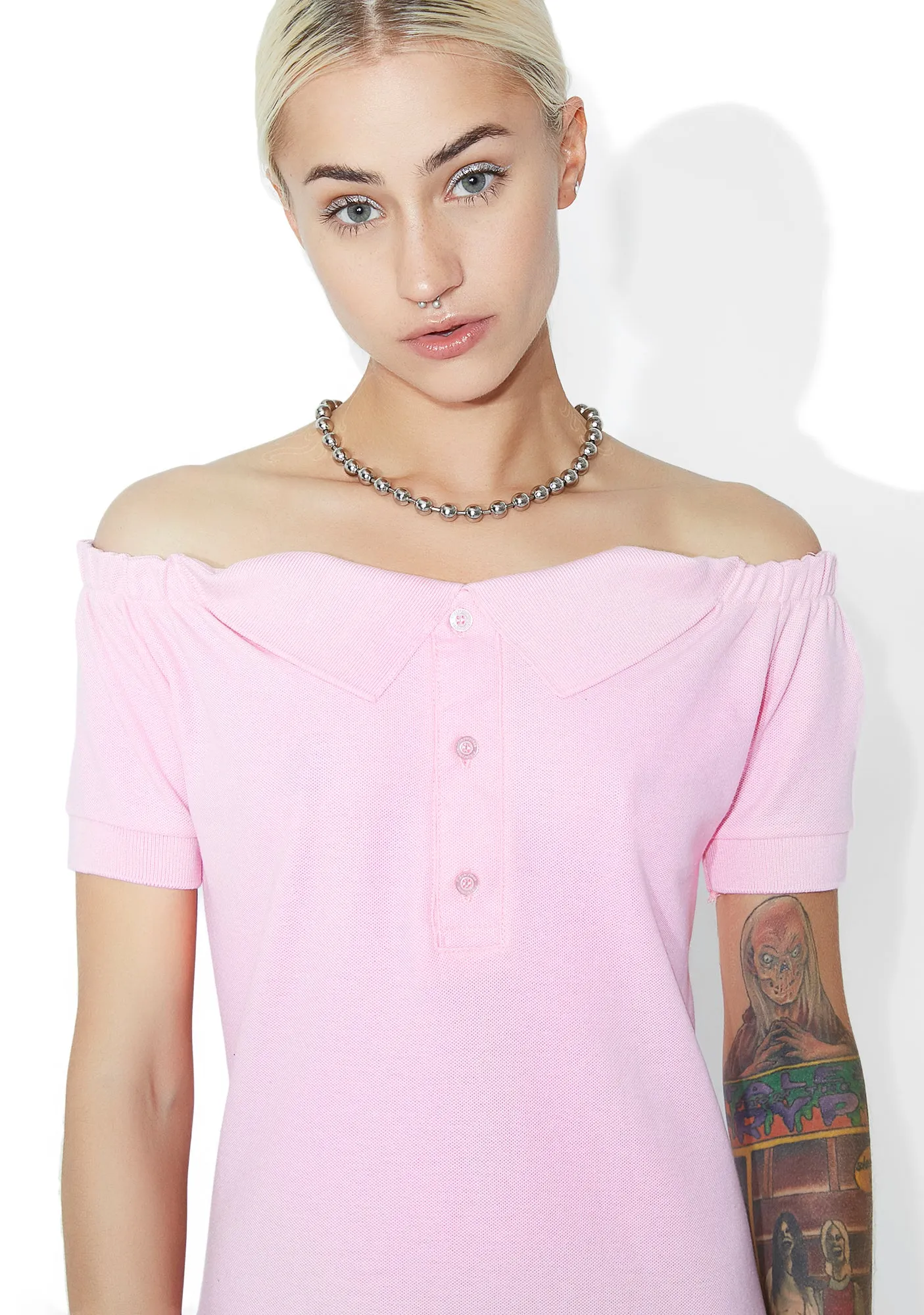 Mulholland Polo Mini Dress sold by Dolls Kill product image thumbnail 2