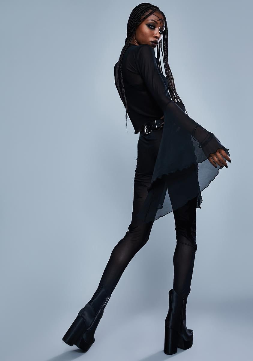 From The Ashes Printed Leggings sold by Dolls Kill product image thumbnail 4