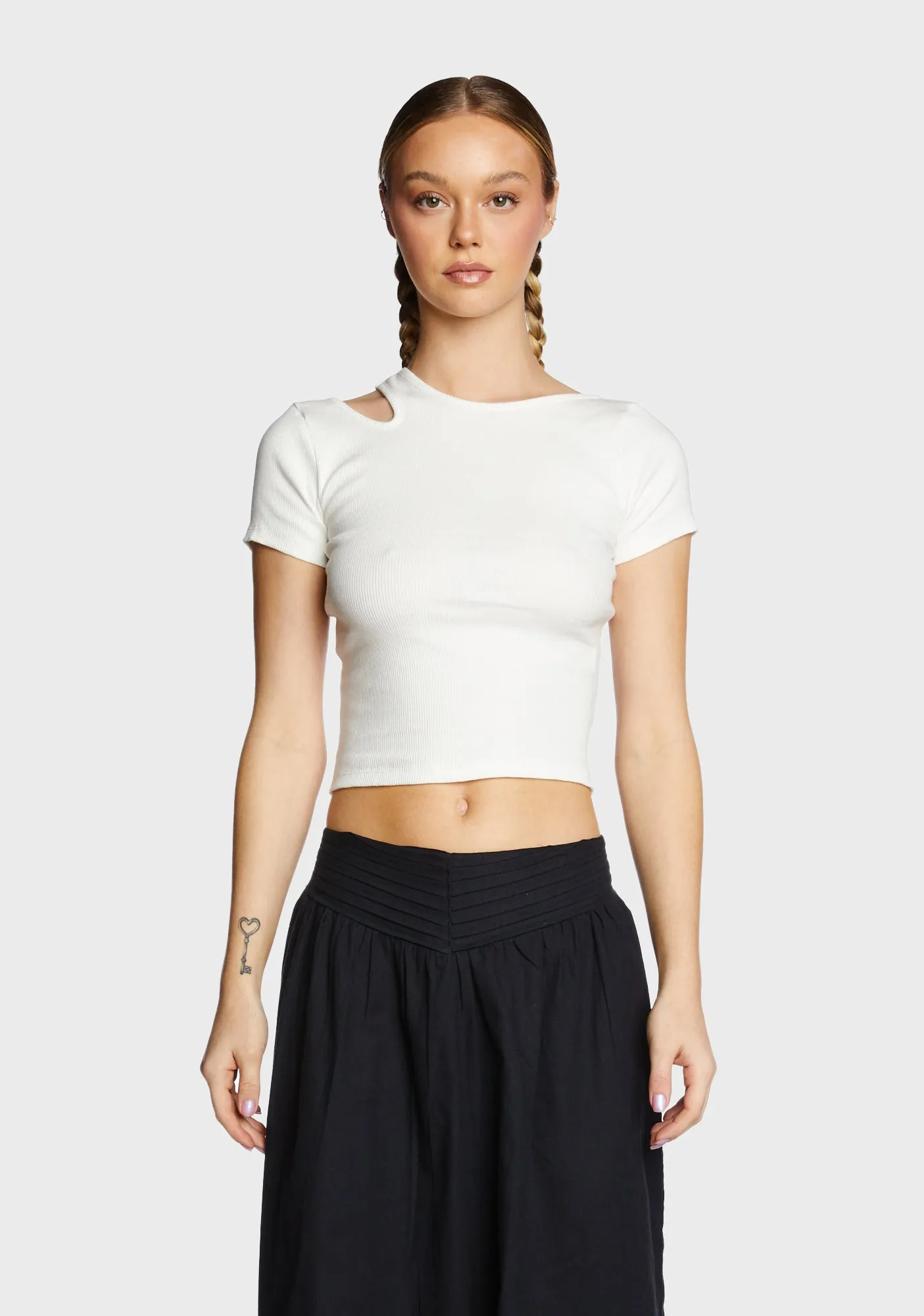 Yuji Cutout Top sold by Dolls Kill