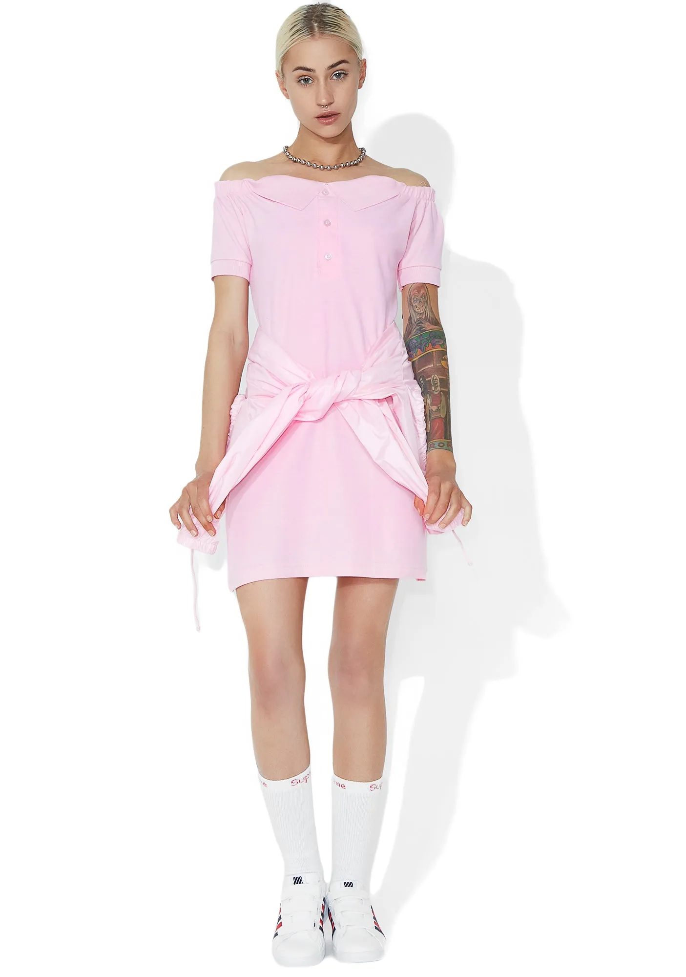 Mulholland Polo Mini Dress sold by Dolls Kill product image thumbnail 5