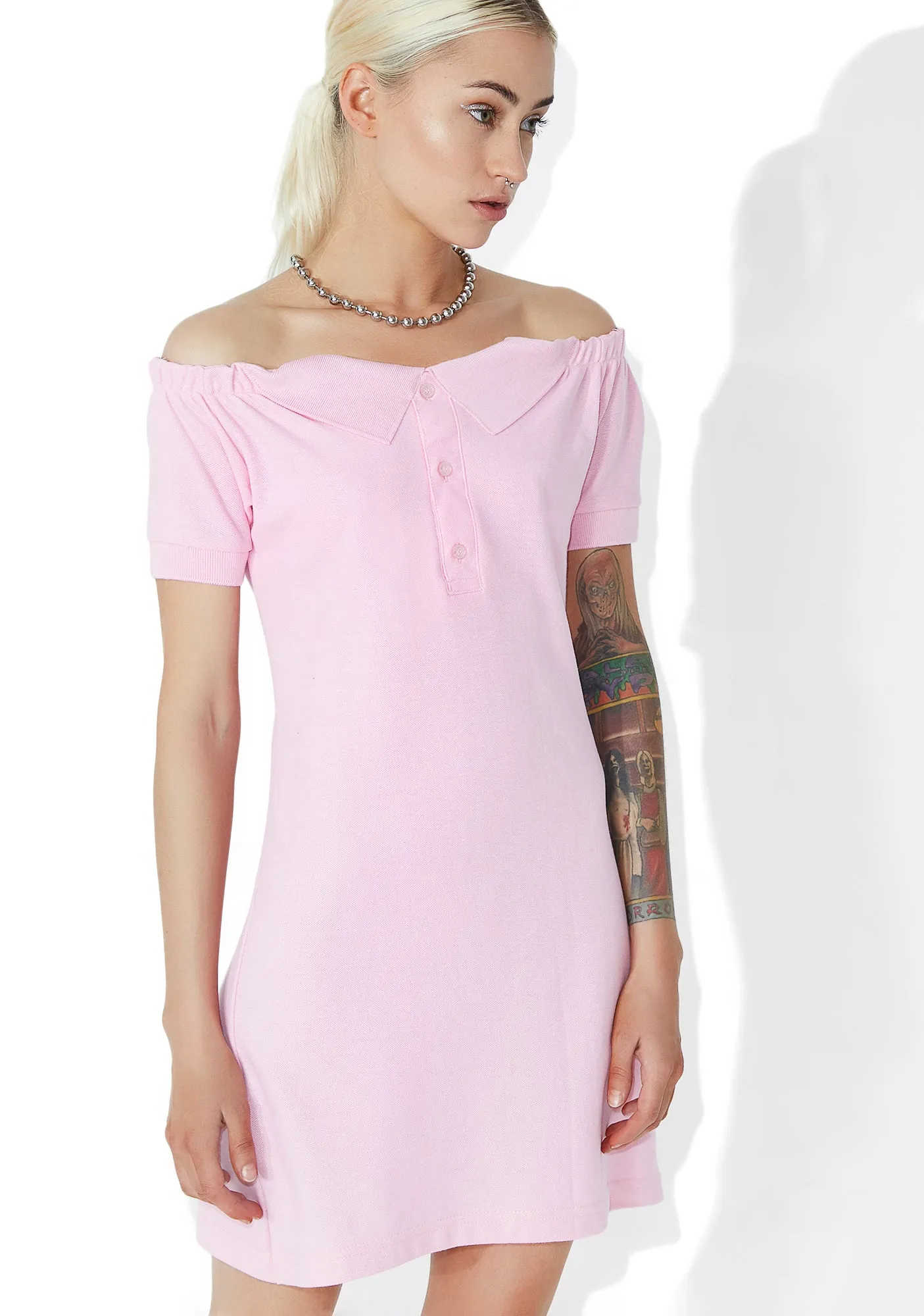 Mulholland Polo Mini Dress sold by Dolls Kill