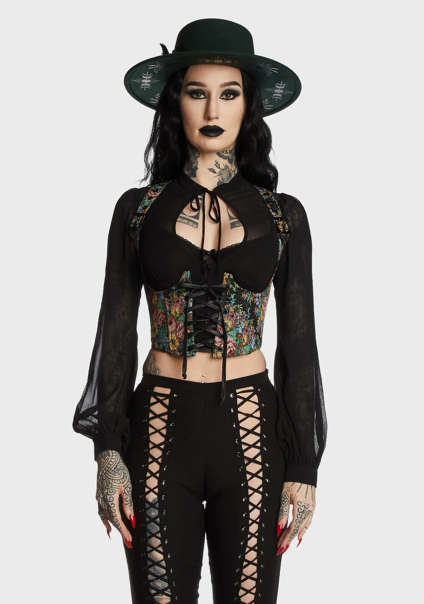 Captured Souls Underbust Corset sold by Dolls Kill