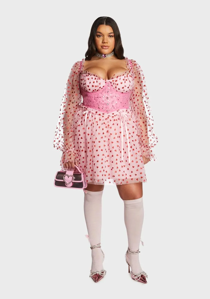 Plus Candy Ooh La La Sequin Underbust Corset sold by Dolls Kill product image thumbnail 5