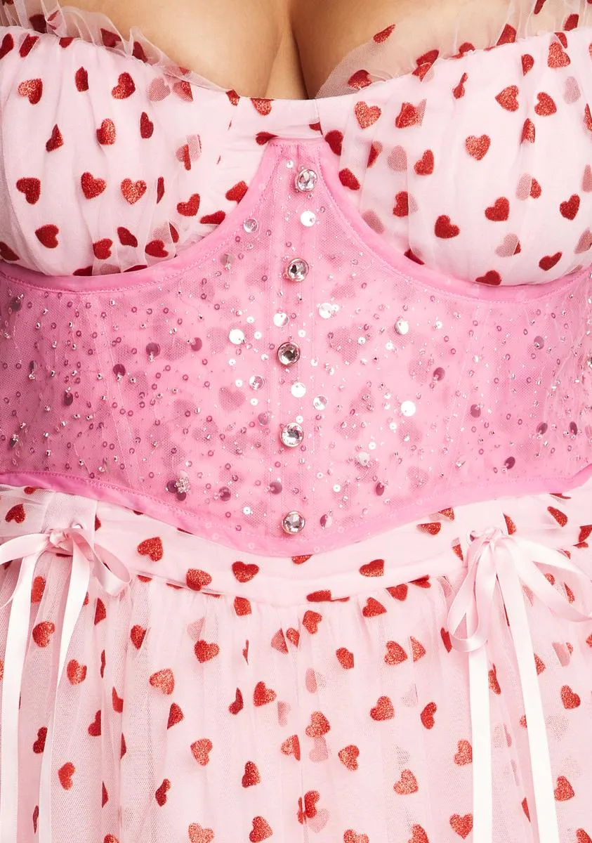 Plus Candy Ooh La La Sequin Underbust Corset sold by Dolls Kill product image thumbnail 2