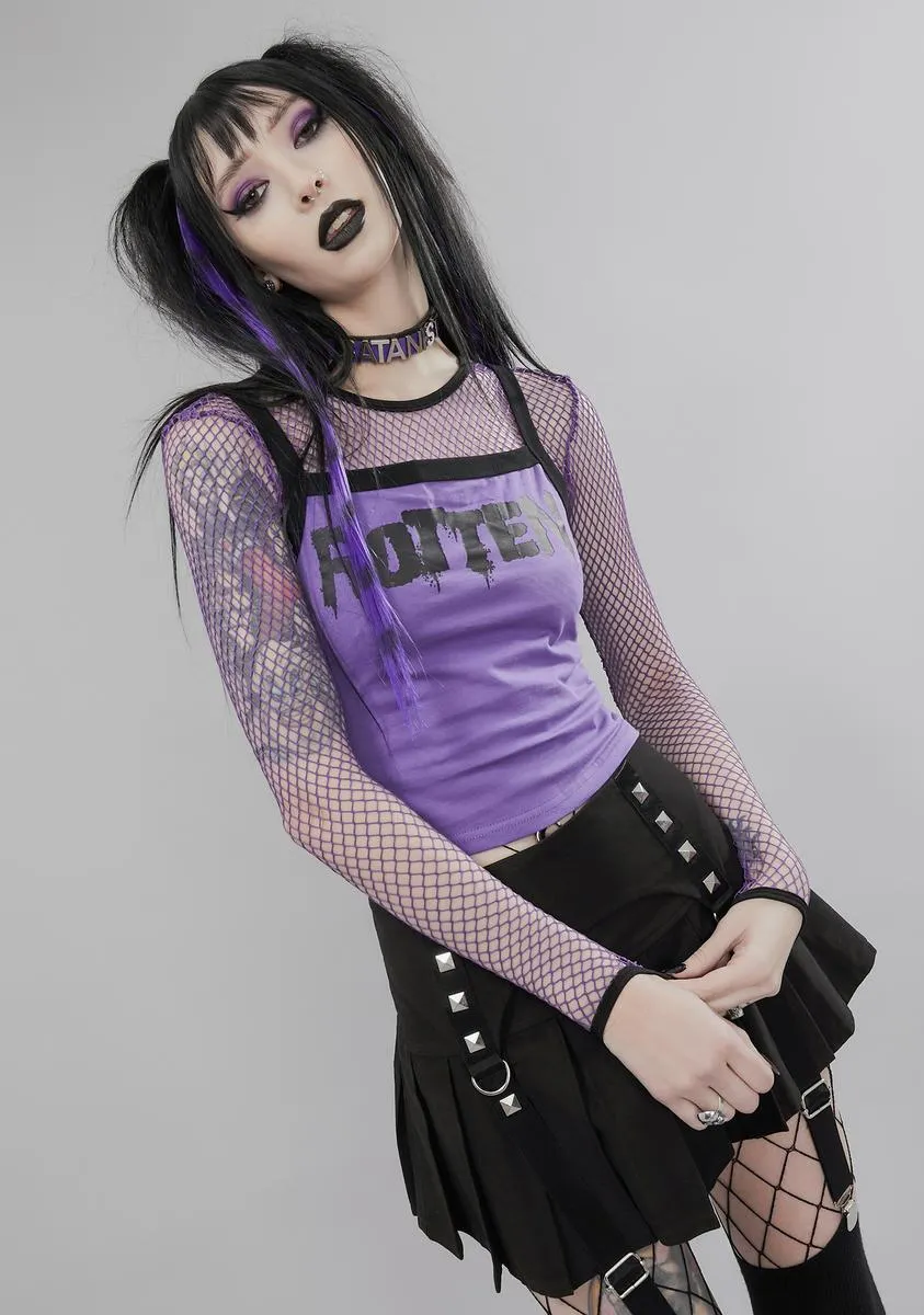 Presence Of Evil Fishnet Top sold by Dolls Kill product image thumbnail 2