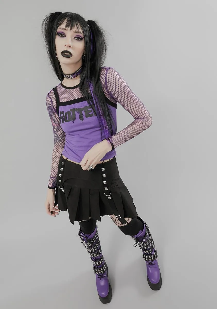 Presence Of Evil Fishnet Top sold by Dolls Kill product image thumbnail 3