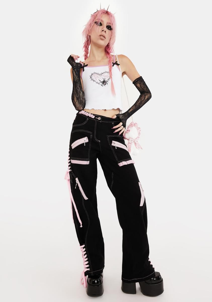 What Really Matters Lace-Up Pants sold by Dolls Kill product image thumbnail 3