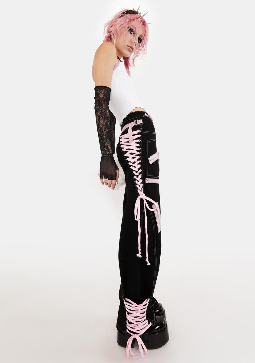 What Really Matters Lace-Up Pants sold by Dolls Kill product image thumbnail 2