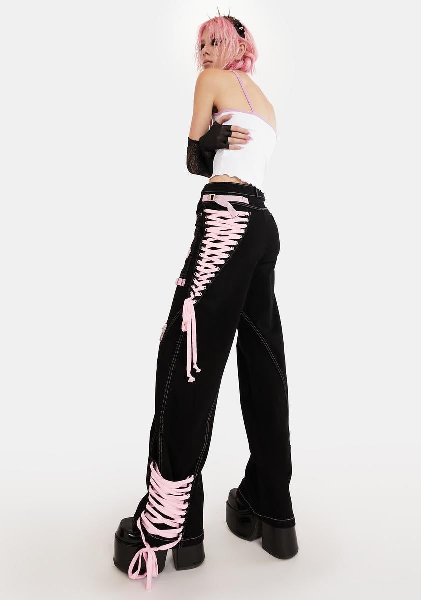 What Really Matters Lace-Up Pants sold by Dolls Kill product image thumbnail 4