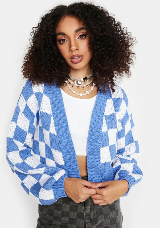 In The Fast Lane Knit Cardigan sold by Dolls Kill