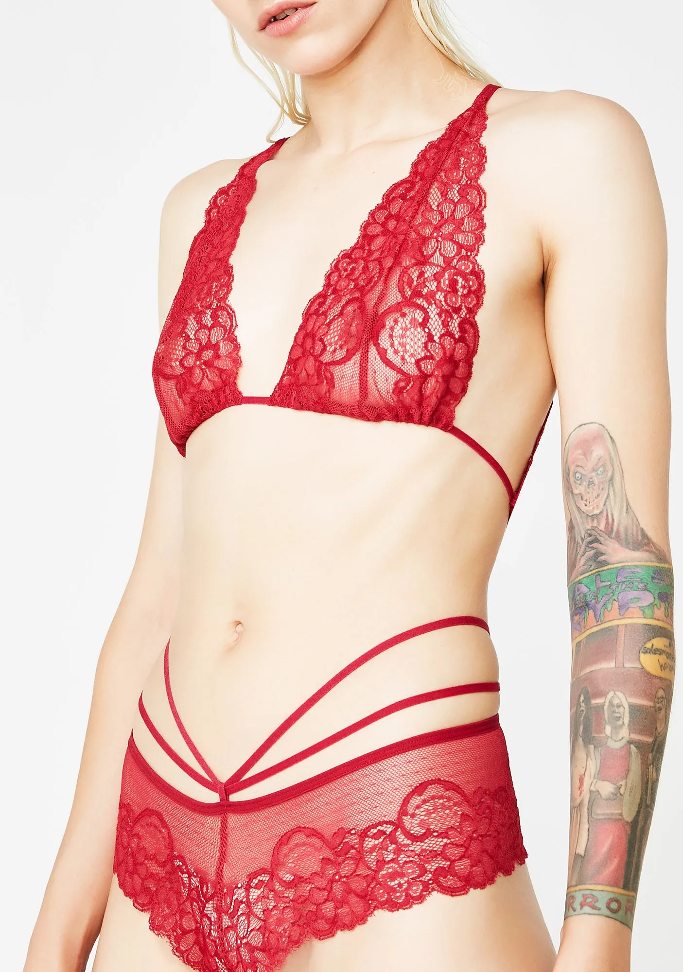 Dream Girl Lace Set sold by Dolls Kill product image thumbnail 3