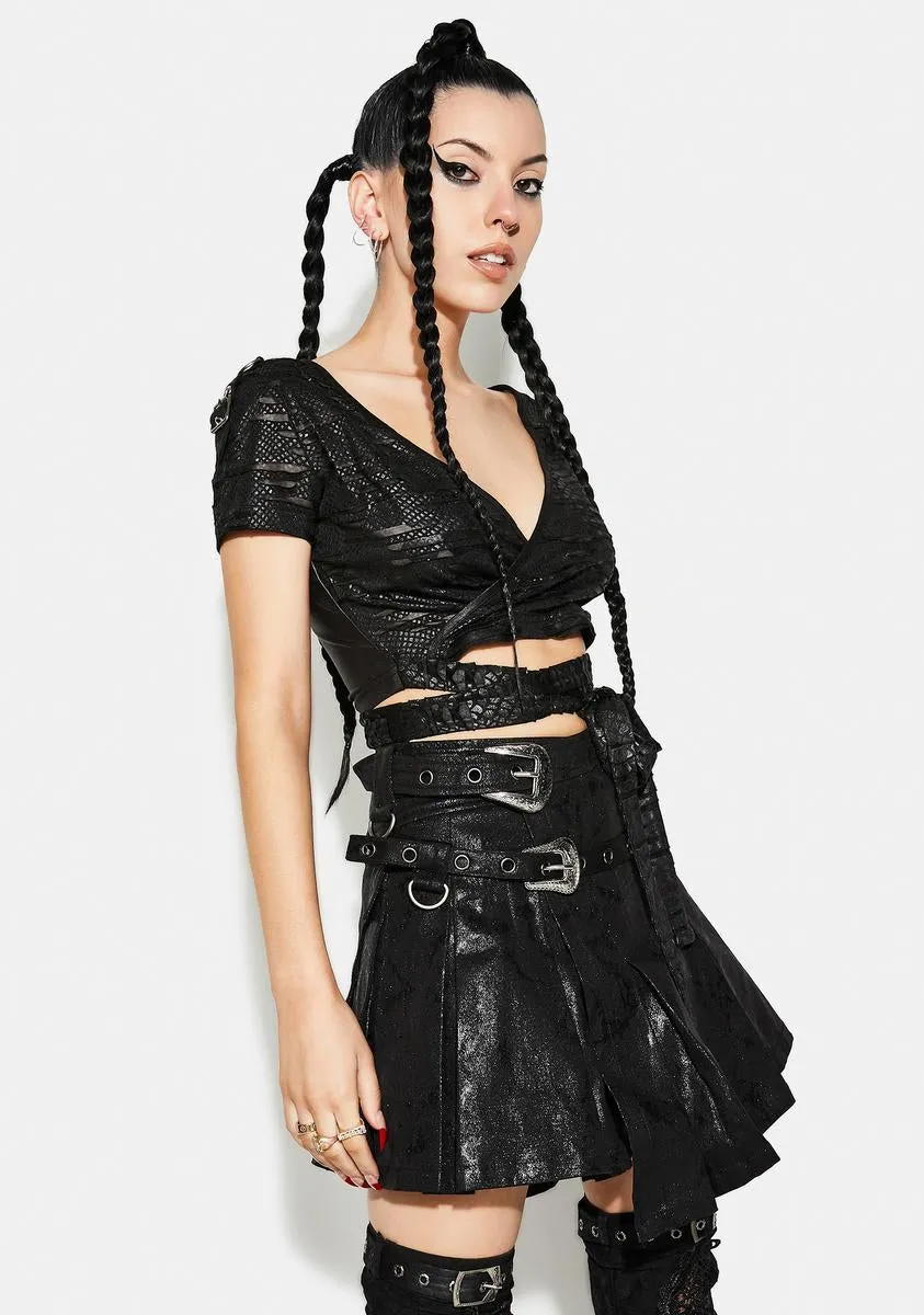 Night Punk Bandage Short Sleeve Tee Shirt sold by Dolls Kill product image thumbnail 2