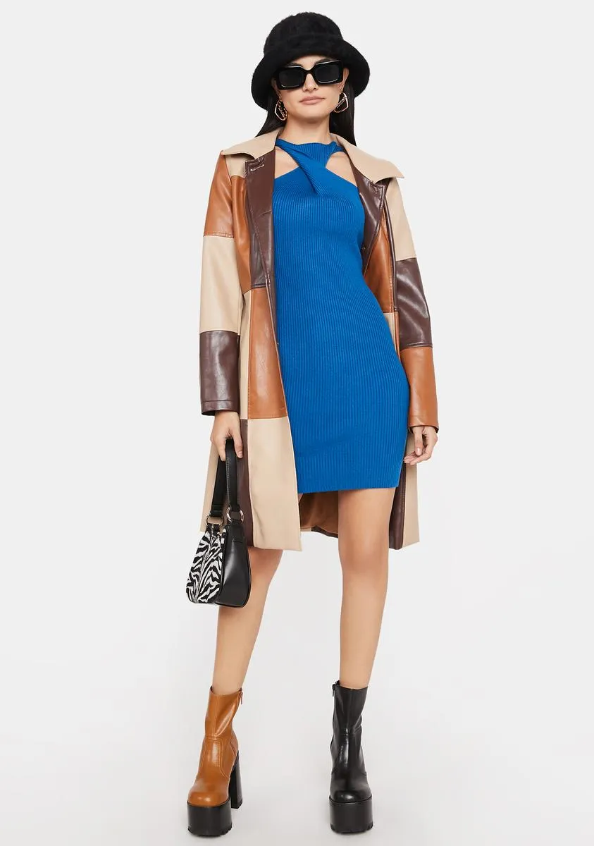 Not Likely Ribbed Knit Mini Dress sold by Dolls Kill product image thumbnail 3