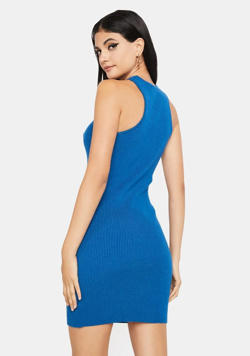 Not Likely Ribbed Knit Mini Dress sold by Dolls Kill product image thumbnail 4