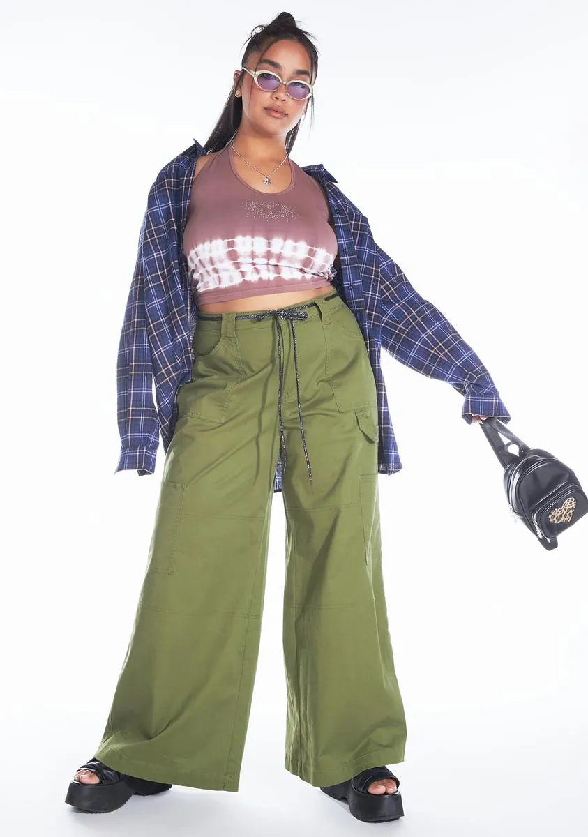 Plus Don't You Forget Twill Cargo Pants sold by Dolls Kill product image thumbnail 2