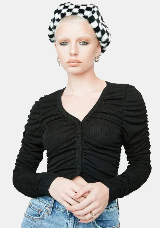 Lead Me Into Love Ruched Top sold by Dolls Kill