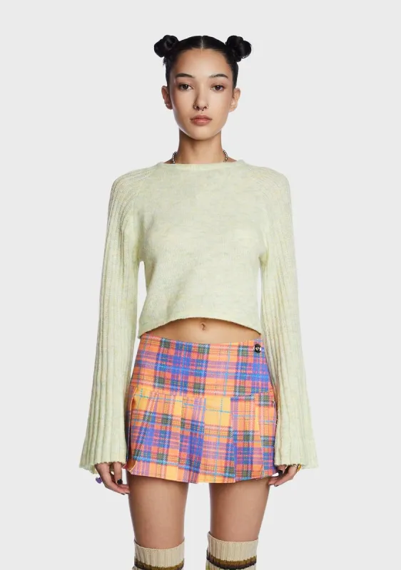 Note Taker Knit Sweater sold by Dolls Kill