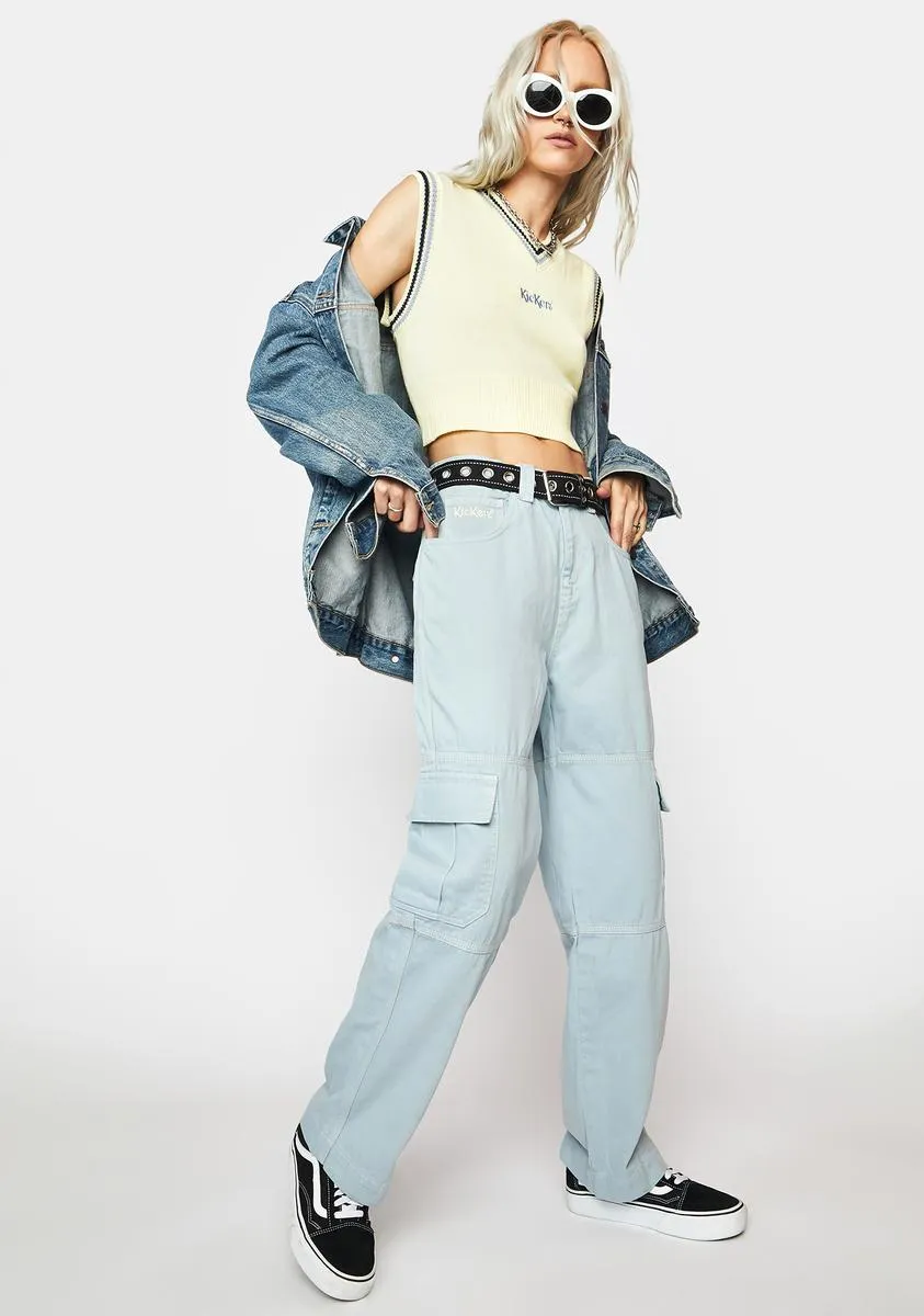 Cropped Knit Sweater Vest sold by Dolls Kill product image thumbnail 2