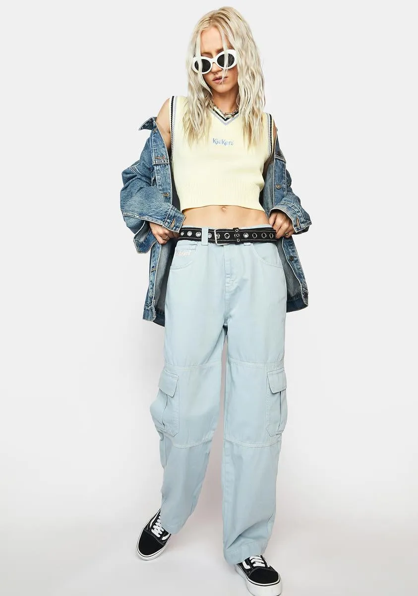 Cropped Knit Sweater Vest sold by Dolls Kill product image thumbnail 3