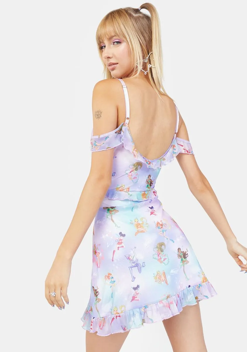 Feels Like Magic Mesh Mini Dress sold by Dolls Kill product image thumbnail 4