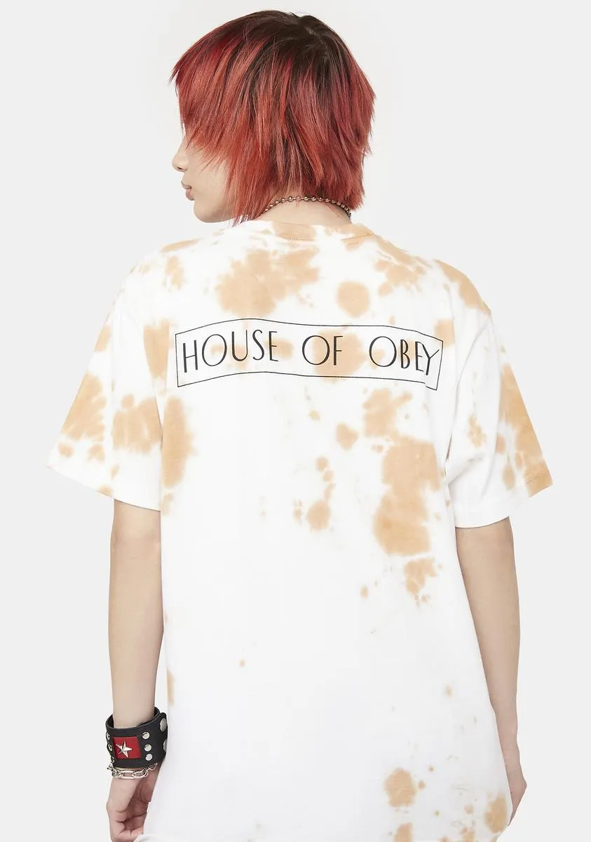 The House Of Obey Organic Graphic Tee sold by Dolls Kill product image thumbnail 4