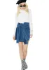 Not Trippin’ Denim Skirt sold by Dolls Kill
