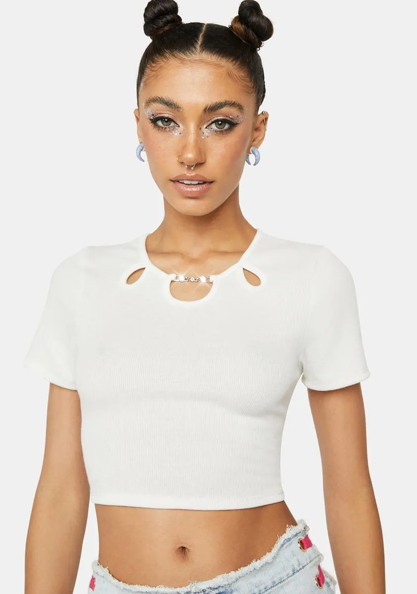 Setlist Request Crop Top sold by Dolls Kill