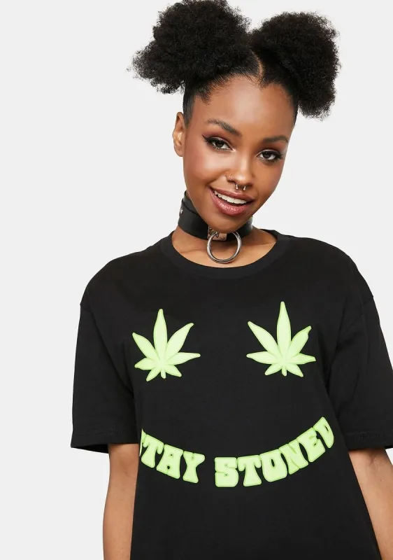 Stay Stoned Graphic Tee sold by Dolls Kill