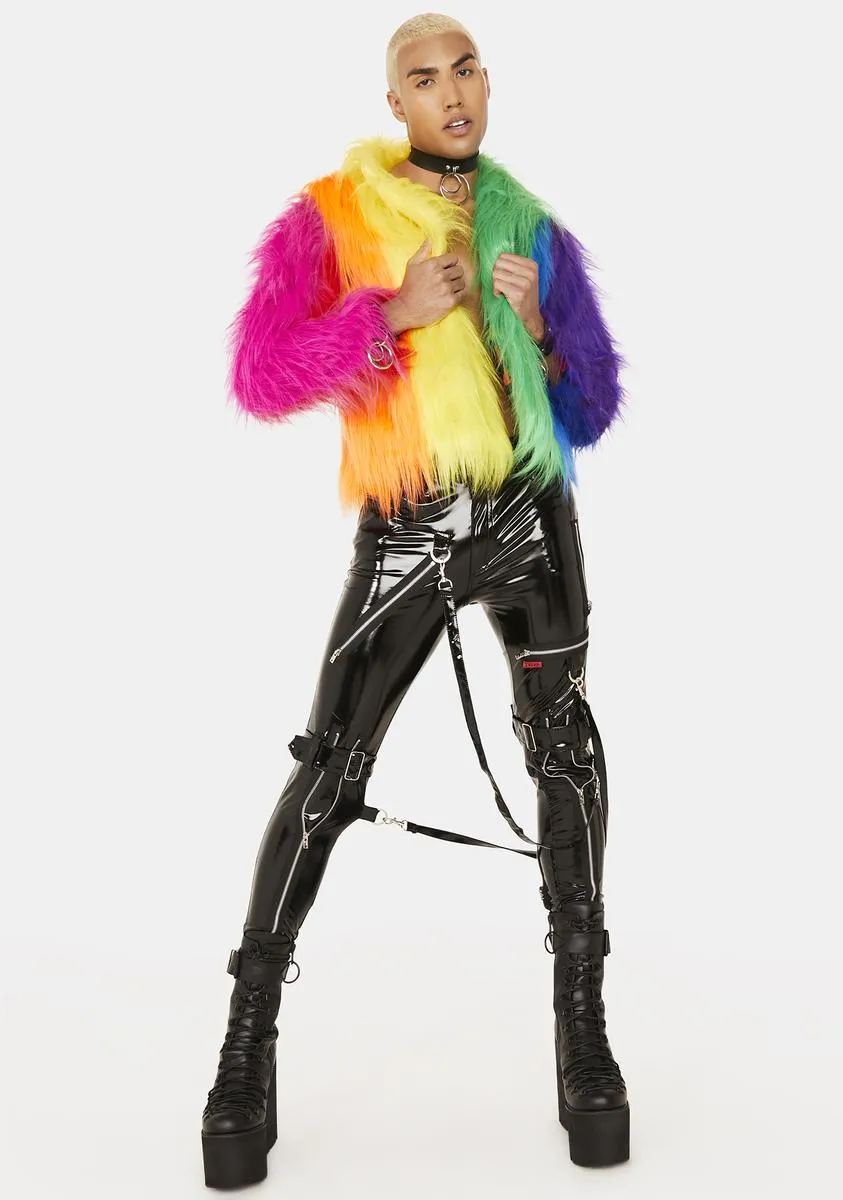 Live Out Loud Faux Fur Coat sold by Dolls Kill product image thumbnail 4