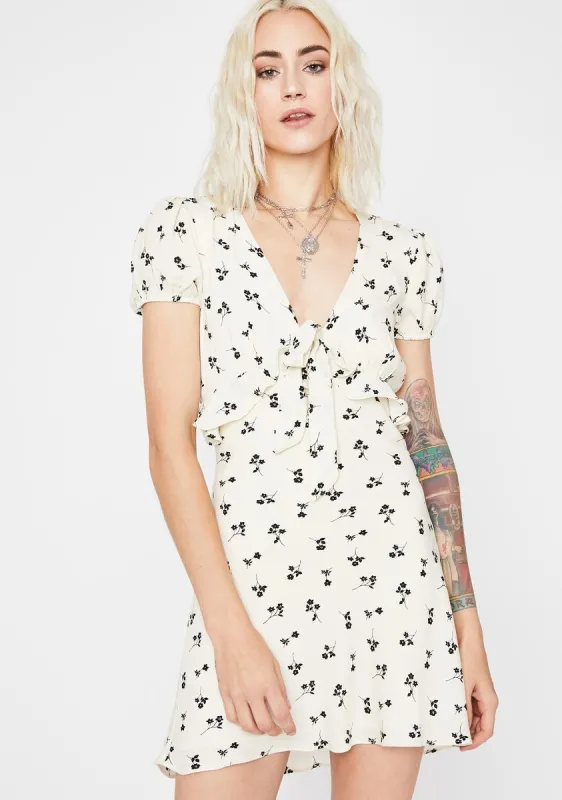 Pure Pushin' Posies Floral Dress sold by Dolls Kill