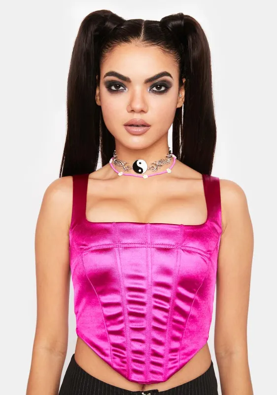 Where's My Loving Corset Top sold by Dolls Kill
