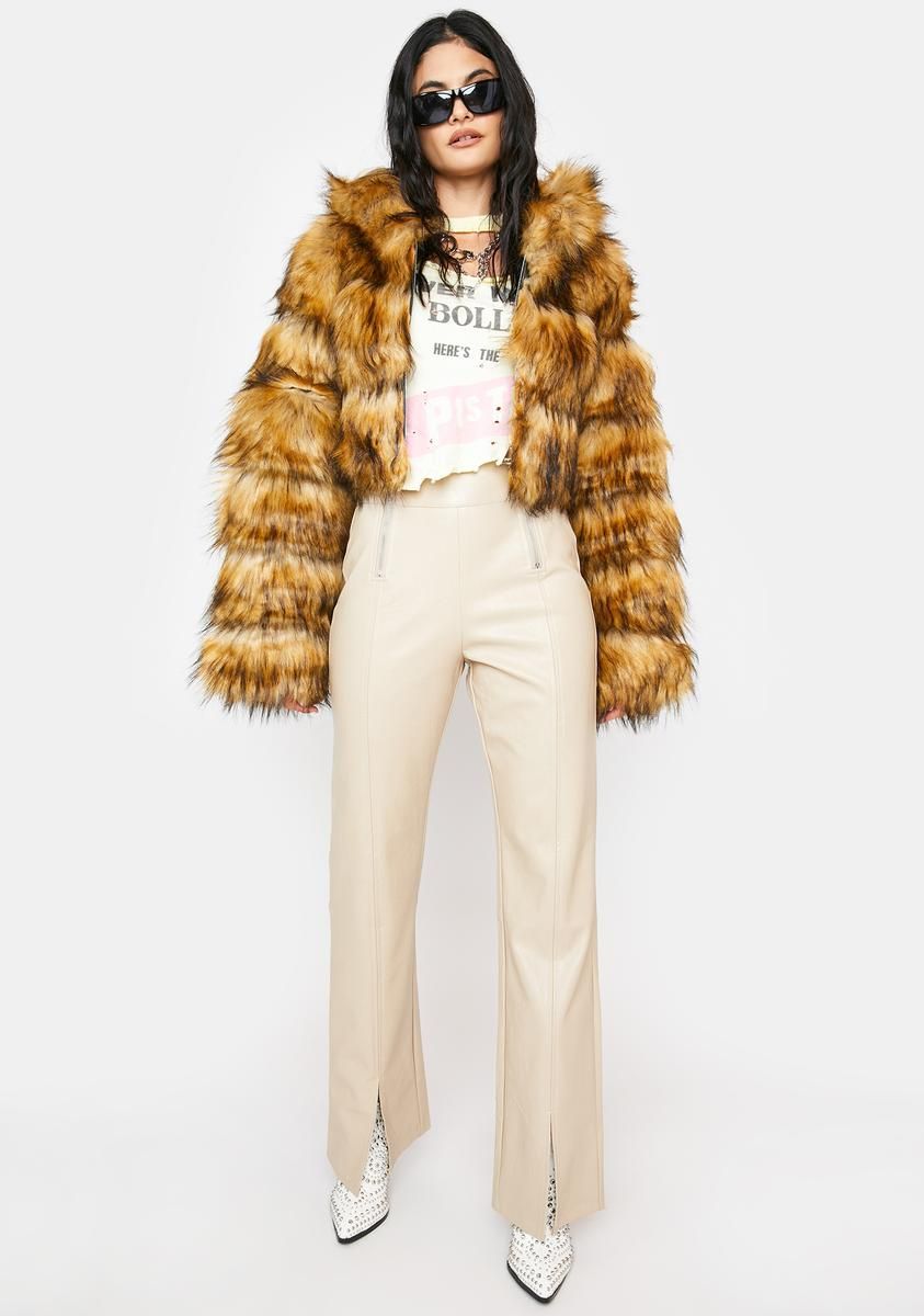 Sleek Vibing Vegan Leather Pants sold by Dolls Kill product image thumbnail 2